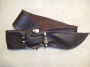 Antique Brown Diamonte Buckle