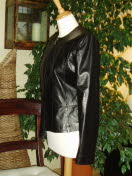 Black Japanese Cowhide Designer Leather Jacket