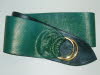 Green Gold Karung with Bottle Green Leather Lining